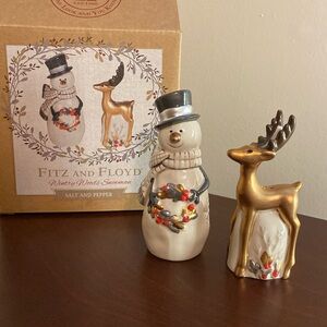 Fitz and Floyd Salt and Pepper Shakers